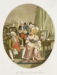 The French Dressing Room, engraved by P.W. Tomkins